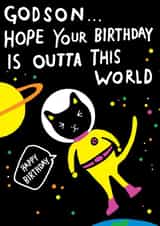 Cute birthday card - for a brill godson created by Earlybird