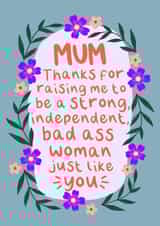 Cute, pretty, floral Mother’s Day card for a special mum! created by Chloe Cooper