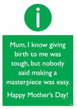 Funny Mother's Day - Making a Masterpiece created by Brainbox Candy