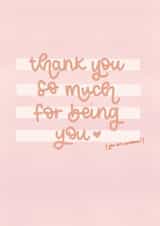 Just because card to send to anyone. Let them know how much you appreciate them. created by The Lyon's Den Graphics