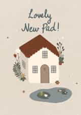 Cute New Home Card - Frogs - Lovely New Pad! created by Emilie Rose Designs
