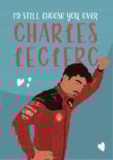 Cute Anniversary Card - F1 - Charles Leclerc created by Mollie & Jo Designs