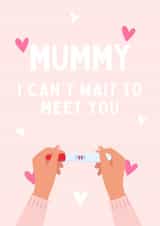 Cute Mum To Be Mother's Day Card created by Callie OGrady