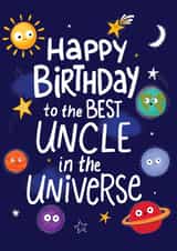 Cute Birthday Card - for an Amazing Uncle created by Fox Card Co