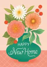 Happy New Home - Pretty Housewarming - Congratulations On Your New House created by Ricicle Cards