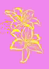 Cute, vibrant neon card for the flower lover! created by Charlee Dawe