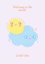 Cute card for a newborn baby created by Charlee Dawe