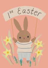 Cute First Easter Card - Bunny Rabbit created by Vicky Carpenter