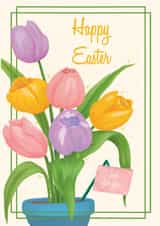 Traditional Easter Card - Tulips created by IC&G