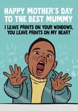 Funny Mother's Day Card for Mummy - Window Prints created by Woody's Design