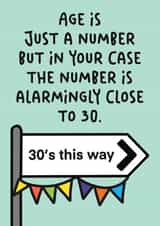 Funny Birthday Card - Late Twenties created by Stuck Shop Gifts