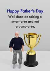 Funny Father's Day Card - Congrats - Smart kids created by Bold & Bright Cards