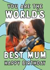 Personalised Birthday Photo Card created by @hollielonglanddesigns - Heartfelt Happy Birthday Card - Best Mum
