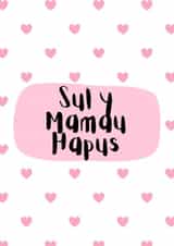 Welsh Happy Mother’s Day Card - Sul y Mamau Hapus created by Summer Socials