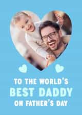 Personalised Father's Day Photo Card created by @hollielonglanddesigns - Cute Father's Day Photo Card - Best Daddy
