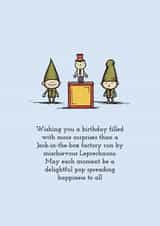 Leprechaun Jack-in-the-box Factory - Happy Birthday created by Chunky Pixel