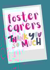 Cute Thank You Card - for your Foster Carers created by Becky Grainger
