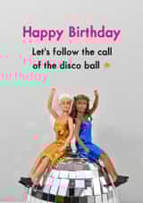 Cute Birthday Card - For Your BFF - Disco Ball created by Bold & Bright Cards