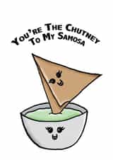 Desi Birthday/Anniversary Card - You're the Chutney to my Samosa! created by Aneela Shakoor