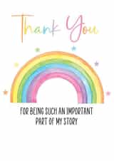 Thank You For Being Part Of My Story Teacher Card End Of Term created by Jolly Penguin Gifts