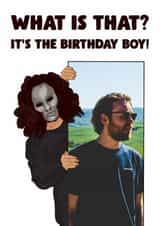 Personalised Birthday Photo Card created by Studio Pistachio - Funny Birthday Photo Card - The Unknown - Wonka Experience