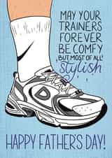 Funny Father's Day Card - Dad - Dad's Shoes - How Stylish! - Trending created by mil.creative_