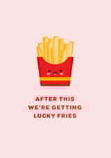 Sending Love and Lucky Fries on Your Transfer Day, Baby! created by THE GOOD EGG SMBC