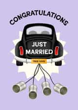 Cute Wedding Card - True Love - Wedding Car created by Folio | Ian Owen