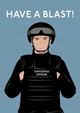 Funny Trigger Point Birthday Card - Have a Blast! created by Mrs Jones Graphic Design Ltd