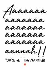 Congratulations For Couple - Engagement Card - Happy Couple - Friend Wedding created by Spark and Wild