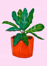 Blank Houseplant Card created by Lucy Birtwistle
