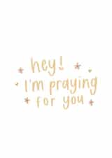 Christian Faith Card - I'm Praying for You created by Prints by Emma
