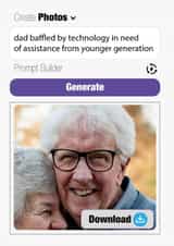 Personalised Father's Day Photo Card created by Afewhometruths - Cheeky Father's Day Photo Card - AI - Technical Support