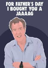 Funny Father's Day Card - Jag - Jeremy Clarkson created by Pink + Pip