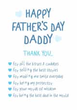 Heartfelt Fathers Day Card - Best Daddy - From The Kids created by @hollielonglanddesigns