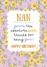 Pretty Birthday Card - for Nan - From the Heart created by Rebecca Handy