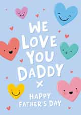 Cute Father's Day Card - We Love You Daddy - From the Kids created by Macie Dot Doodles