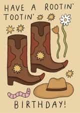 Have a rootin' tootin' Birthday! A Birthday card for your funkiest friends! created by Moonwavey