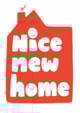 Cute contemporary nice new home card for the new homeowner created by Paula Hirst