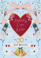 Pretty Wedding Card - Happily ever after! created by Sara Tyson