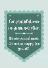 Cute Congratulations Card - Adoption - Supportive Sentiment created by Becky Grainger