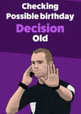 Funny football card for dad created by Sports Cards