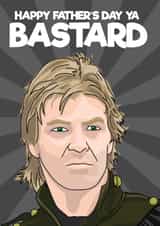 Funny Father's Day Card - Sharpe - Bastard created by Blind Faith