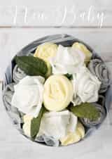 Gorgeous new baby card for that special new arrival created by Ruby and Freddie's