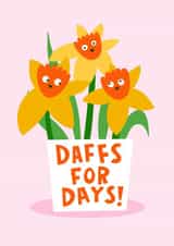 Cute Easter Spring Card - Daffodils - Daffs for Days created by Lucy Maggie Designs