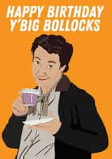 Funny Father Ted Birthday Card - Mrs Doyle - Big Bollocks created by Kyleigh Orlebar