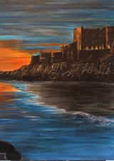 Pretty Just Because Card - Castle created by Sarah Saul