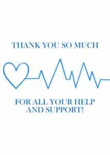 Cute Medical Thank You Card for Doctor, Nurse, Surgeon, Healthcare Assistant created by Gemma Jones