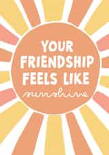 Heartfelt Friendship Card - You are Sunshine created by Forever Blessed