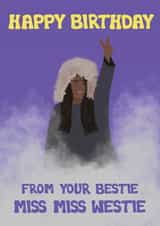 Funny Birthday Card - North West - Miss Westie created by Kefi Design Studios